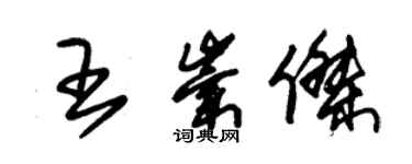 朱錫榮王崇傑草書個性簽名怎么寫