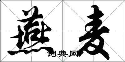 胡問遂燕麥行書怎么寫