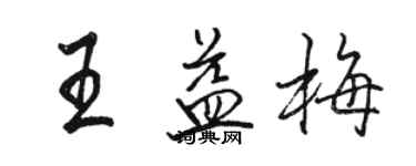 駱恆光王益梅行書個性簽名怎么寫