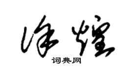 朱錫榮徐煌草書個性簽名怎么寫