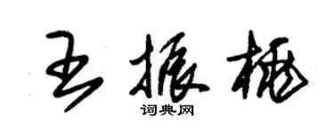 朱錫榮王振桃草書個性簽名怎么寫