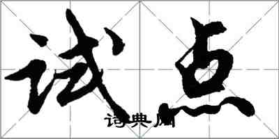 胡問遂試點行書怎么寫