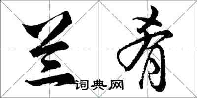 胡問遂蘭餚行書怎么寫