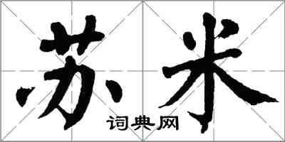 翁闓運蘇米楷書怎么寫