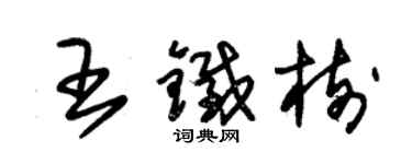 朱錫榮王鐵樹草書個性簽名怎么寫