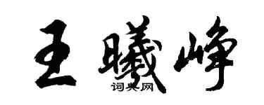 胡問遂王曦崢行書個性簽名怎么寫