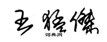 朱錫榮王猛傑草書個性簽名怎么寫