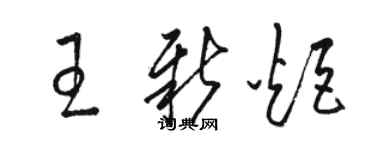 駱恆光王新炬草書個性簽名怎么寫