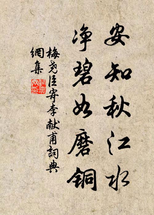 千聖滿口不能宣，嶺梅漏泄春光信 詩詞名句