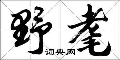 胡問遂野耄行書怎么寫