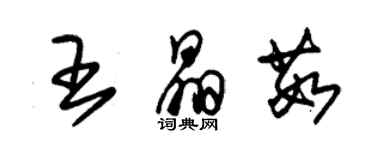 朱錫榮王晶茹草書個性簽名怎么寫