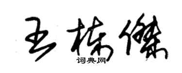 朱錫榮王棟傑草書個性簽名怎么寫