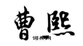 胡問遂曹熙行書個性簽名怎么寫