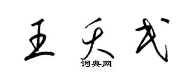 梁錦英王夭民草書個性簽名怎么寫