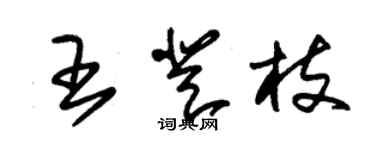 朱錫榮王登枝草書個性簽名怎么寫