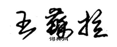 朱錫榮王蘇拉草書個性簽名怎么寫