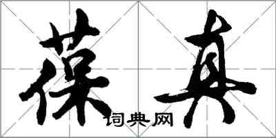 胡問遂葆真行書怎么寫