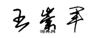 朱錫榮王崇軍草書個性簽名怎么寫