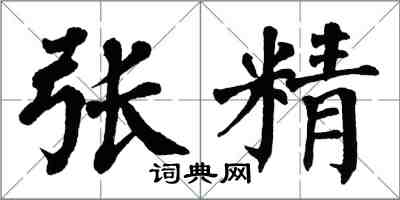 翁闓運張精楷書怎么寫