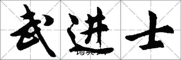 胡問遂武進士行書怎么寫