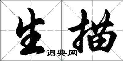 胡問遂生描行書怎么寫