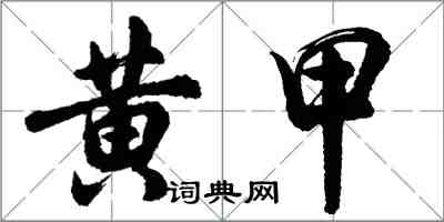 胡問遂黃甲行書怎么寫