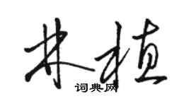 駱恆光林植草書個性簽名怎么寫