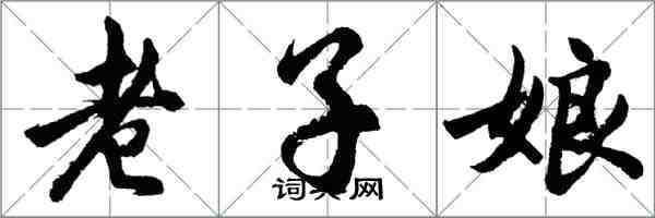 胡問遂老子娘行書怎么寫