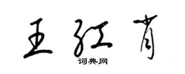 梁錦英王紅肖草書個性簽名怎么寫