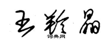 朱錫榮王羚晶草書個性簽名怎么寫