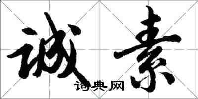 胡問遂誠素行書怎么寫