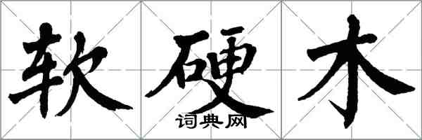 翁闓運軟硬木楷書怎么寫