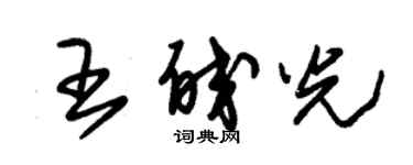 朱錫榮王皎光草書個性簽名怎么寫