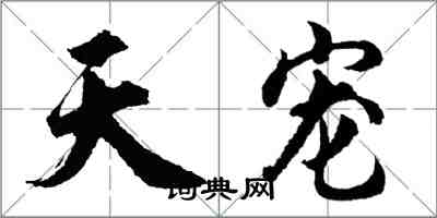 胡問遂天寵行書怎么寫