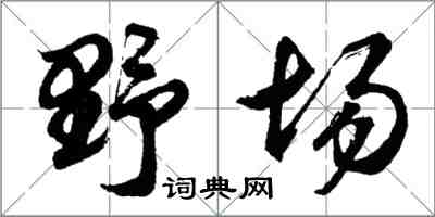 胡問遂野場行書怎么寫