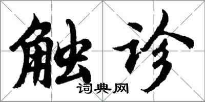 胡問遂觸診行書怎么寫