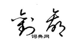 梁錦英劉贏草書個性簽名怎么寫