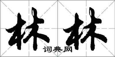 胡問遂林林行書怎么寫