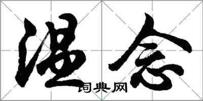 胡問遂溫念行書怎么寫