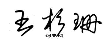 朱錫榮王杉珊草書個性簽名怎么寫