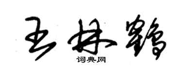 朱錫榮王林鶴草書個性簽名怎么寫