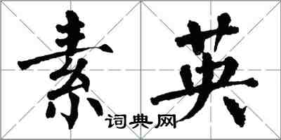 翁闓運素英楷書怎么寫