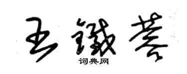 朱錫榮王鐵蓉草書個性簽名怎么寫