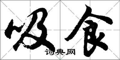 胡問遂吸食行書怎么寫