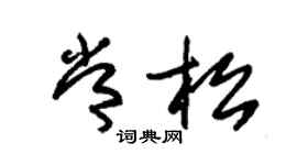 朱錫榮常松草書個性簽名怎么寫