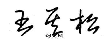 朱錫榮王其松草書個性簽名怎么寫