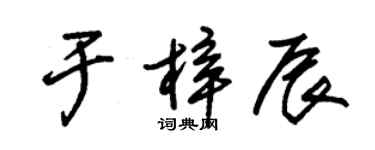 朱錫榮於梓辰草書個性簽名怎么寫