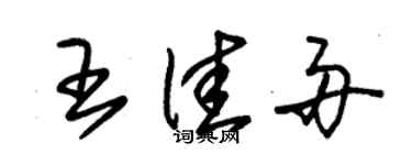 朱錫榮王佳舟草書個性簽名怎么寫