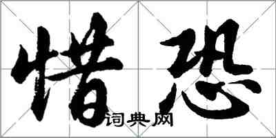 胡問遂惜恐行書怎么寫