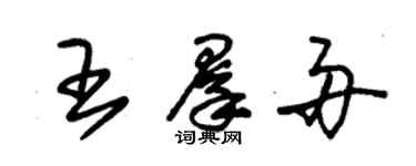 朱錫榮王群舟草書個性簽名怎么寫